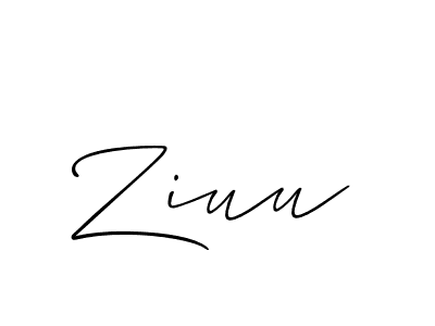 if you are searching for the best signature style for your name Ziuu. so please give up your signature search. here we have designed multiple signature styles  using Allison_Script. Ziuu signature style 2 images and pictures png