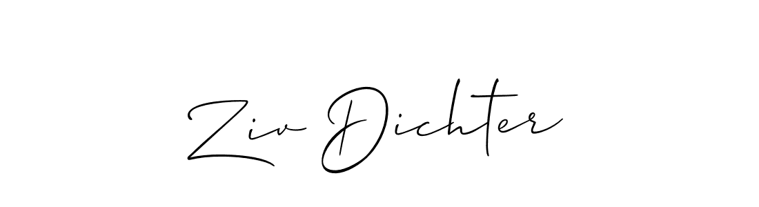 You can use this online signature creator to create a handwritten signature for the name Ziv Dichter. This is the best online autograph maker. Ziv Dichter signature style 2 images and pictures png