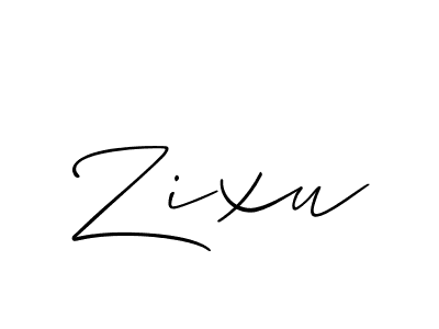 How to Draw Zixu signature style? Allison_Script is a latest design signature styles for name Zixu. Zixu signature style 2 images and pictures png