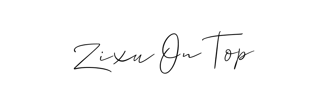 You can use this online signature creator to create a handwritten signature for the name Zixu On Top. This is the best online autograph maker. Zixu On Top signature style 2 images and pictures png