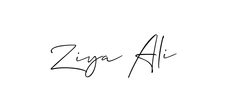 Make a short Ziya Ali signature style. Manage your documents anywhere anytime using Allison_Script. Create and add eSignatures, submit forms, share and send files easily. Ziya Ali signature style 2 images and pictures png