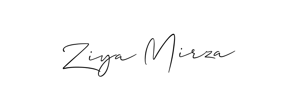 Best and Professional Signature Style for Ziya Mirza. Allison_Script Best Signature Style Collection. Ziya Mirza signature style 2 images and pictures png