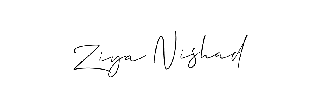 Make a short Ziya Nishad signature style. Manage your documents anywhere anytime using Allison_Script. Create and add eSignatures, submit forms, share and send files easily. Ziya Nishad signature style 2 images and pictures png