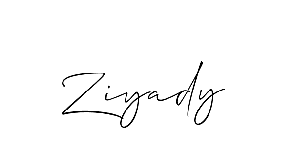 if you are searching for the best signature style for your name Ziyady. so please give up your signature search. here we have designed multiple signature styles  using Allison_Script. Ziyady signature style 2 images and pictures png