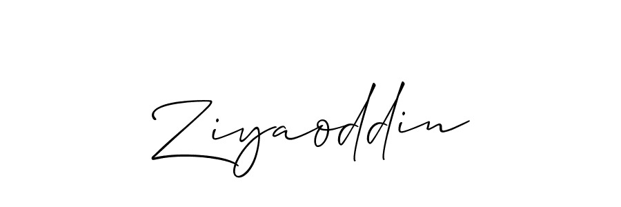 Also You can easily find your signature by using the search form. We will create Ziyaoddin name handwritten signature images for you free of cost using Allison_Script sign style. Ziyaoddin signature style 2 images and pictures png