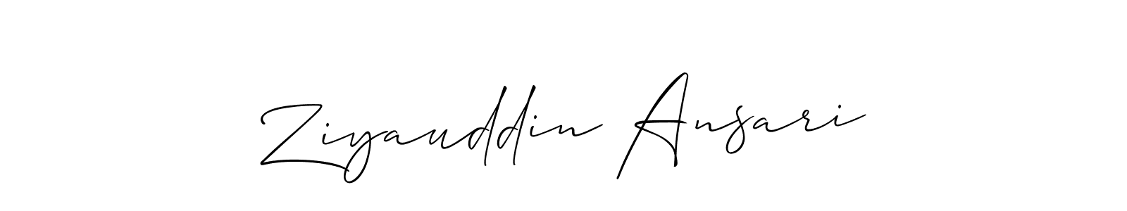 You should practise on your own different ways (Allison_Script) to write your name (Ziyauddin Ansari) in signature. don't let someone else do it for you. Ziyauddin Ansari signature style 2 images and pictures png