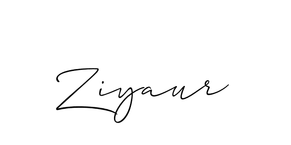 How to Draw Ziyaur signature style? Allison_Script is a latest design signature styles for name Ziyaur. Ziyaur signature style 2 images and pictures png