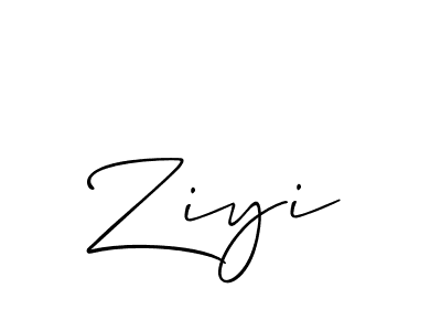 You should practise on your own different ways (Allison_Script) to write your name (Ziyi) in signature. don't let someone else do it for you. Ziyi signature style 2 images and pictures png