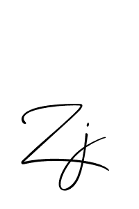 Zj stylish signature style. Best Handwritten Sign (Allison_Script) for my name. Handwritten Signature Collection Ideas for my name Zj. Zj signature style 2 images and pictures png