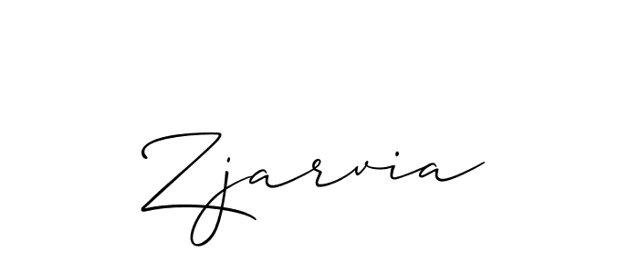 You should practise on your own different ways (Allison_Script) to write your name (Zjarvia) in signature. don't let someone else do it for you. Zjarvia signature style 2 images and pictures png