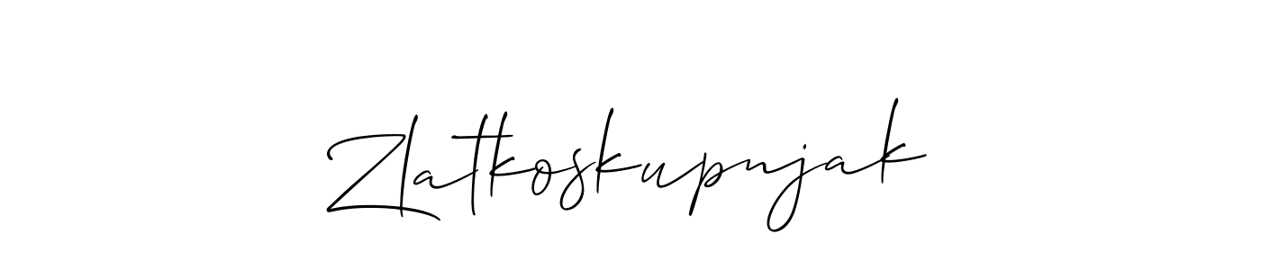 You can use this online signature creator to create a handwritten signature for the name Zlatkoskupnjak. This is the best online autograph maker. Zlatkoskupnjak signature style 2 images and pictures png