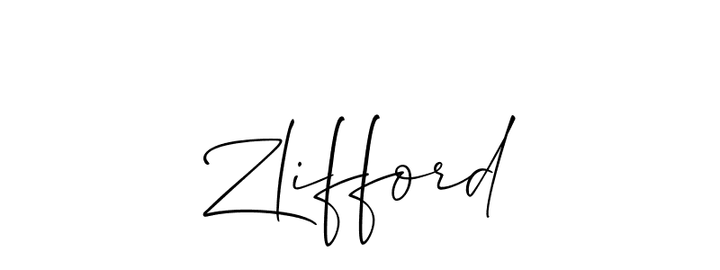 It looks lik you need a new signature style for name Zlifford. Design unique handwritten (Allison_Script) signature with our free signature maker in just a few clicks. Zlifford signature style 2 images and pictures png