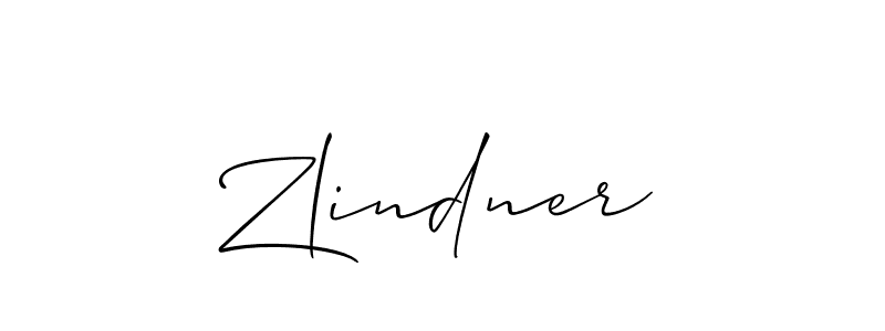 The best way (Allison_Script) to make a short signature is to pick only two or three words in your name. The name Zlindner include a total of six letters. For converting this name. Zlindner signature style 2 images and pictures png