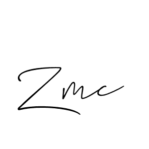 Make a beautiful signature design for name Zmc. Use this online signature maker to create a handwritten signature for free. Zmc signature style 2 images and pictures png