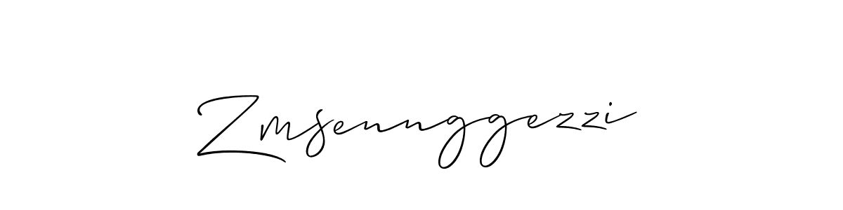 Also we have Zmsennggezzi name is the best signature style. Create professional handwritten signature collection using Allison_Script autograph style. Zmsennggezzi signature style 2 images and pictures png