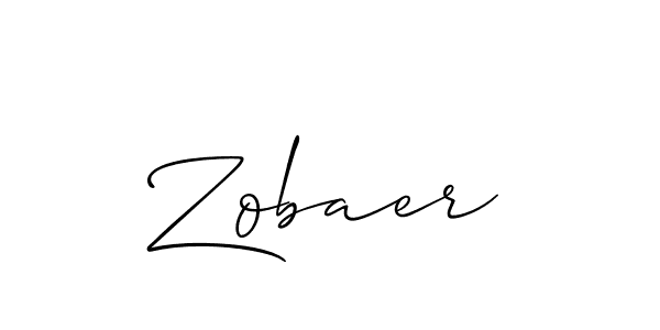 The best way (Allison_Script) to make a short signature is to pick only two or three words in your name. The name Zobaer include a total of six letters. For converting this name. Zobaer signature style 2 images and pictures png