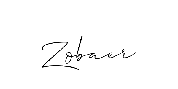 The best way (Allison_Script) to make a short signature is to pick only two or three words in your name. The name Zobaer include a total of six letters. For converting this name. Zobaer signature style 2 images and pictures png