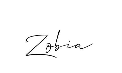 Here are the top 10 professional signature styles for the name Zobia. These are the best autograph styles you can use for your name. Zobia signature style 2 images and pictures png