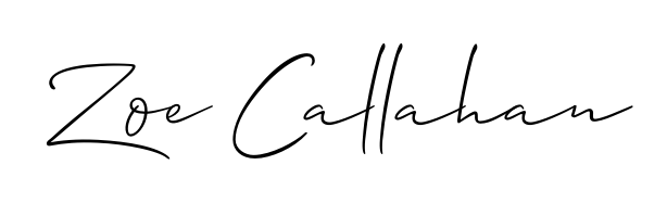 Create a personalized artistic stamp with Zoe Callahan in Allison_Script font. Perfect for visual artists, designers, and influencers. Zoe Callahan signature style 2 images and pictures png
