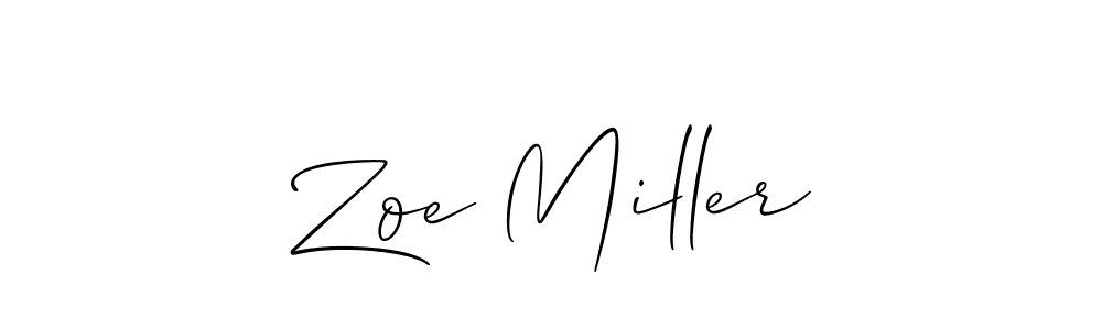 Also You can easily find your signature by using the search form. We will create Zoe Miller name handwritten signature images for you free of cost using Allison_Script sign style. Zoe Miller signature style 2 images and pictures png