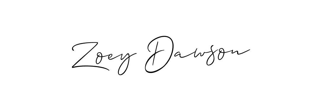 Once you've used our free online signature maker to create your best signature Allison_Script style, it's time to enjoy all of the benefits that Zoey Dawson name signing documents. Zoey Dawson signature style 2 images and pictures png