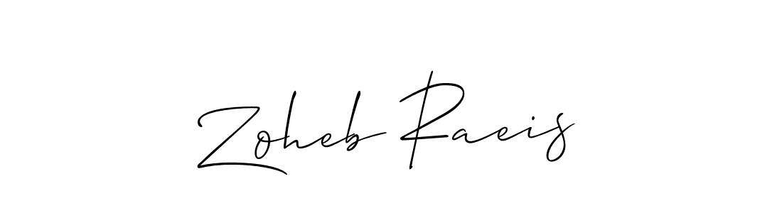 Once you've used our free online signature maker to create your best signature Allison_Script style, it's time to enjoy all of the benefits that Zoheb Raeis name signing documents. Zoheb Raeis signature style 2 images and pictures png