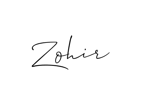 Here are the top 10 professional signature styles for the name Zohir. These are the best autograph styles you can use for your name. Zohir signature style 2 images and pictures png