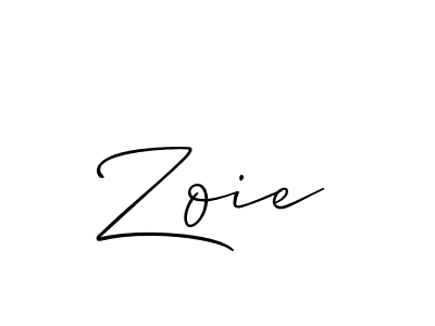 The best way (Allison_Script) to make a short signature is to pick only two or three words in your name. The name Zoie include a total of six letters. For converting this name. Zoie signature style 2 images and pictures png