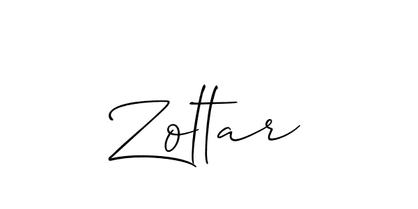 Design your own signature with our free online signature maker. With this signature software, you can create a handwritten (Allison_Script) signature for name Zoltar. Zoltar signature style 2 images and pictures png