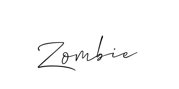 Zombie stylish signature style. Best Handwritten Sign (Allison_Script) for my name. Handwritten Signature Collection Ideas for my name Zombie. Zombie signature style 2 images and pictures png