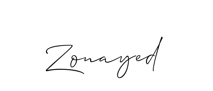 Make a beautiful signature design for name Zonayed. Use this online signature maker to create a handwritten signature for free. Zonayed signature style 2 images and pictures png