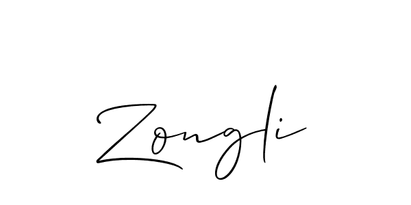Similarly Allison_Script is the best handwritten signature design. Signature creator online .You can use it as an online autograph creator for name Zongli. Zongli signature style 2 images and pictures png