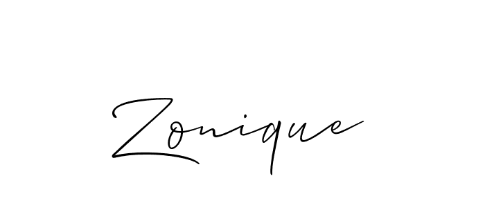 How to Draw Zonique signature style? Allison_Script is a latest design signature styles for name Zonique. Zonique signature style 2 images and pictures png