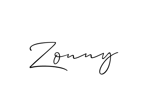 You should practise on your own different ways (Allison_Script) to write your name (Zonny) in signature. don't let someone else do it for you. Zonny signature style 2 images and pictures png