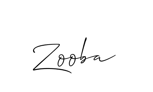 You should practise on your own different ways (Allison_Script) to write your name (Zooba) in signature. don't let someone else do it for you. Zooba signature style 2 images and pictures png
