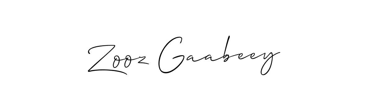 if you are searching for the best signature style for your name Zooz Gaabeey. so please give up your signature search. here we have designed multiple signature styles  using Allison_Script. Zooz Gaabeey signature style 2 images and pictures png