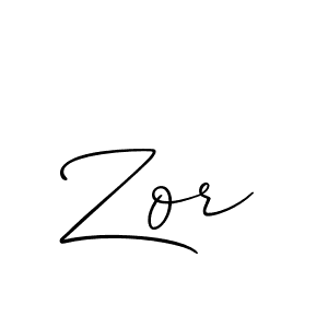 The best way (Allison_Script) to make a short signature is to pick only two or three words in your name. The name Zor include a total of six letters. For converting this name. Zor signature style 2 images and pictures png