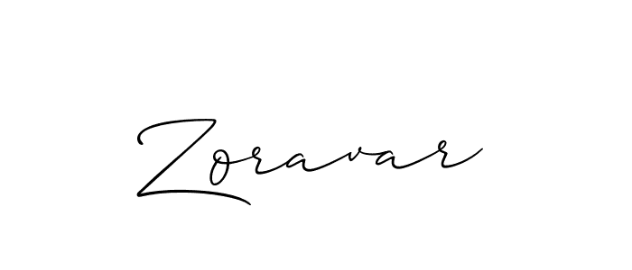 Zoravar stylish signature style. Best Handwritten Sign (Allison_Script) for my name. Handwritten Signature Collection Ideas for my name Zoravar. Zoravar signature style 2 images and pictures png