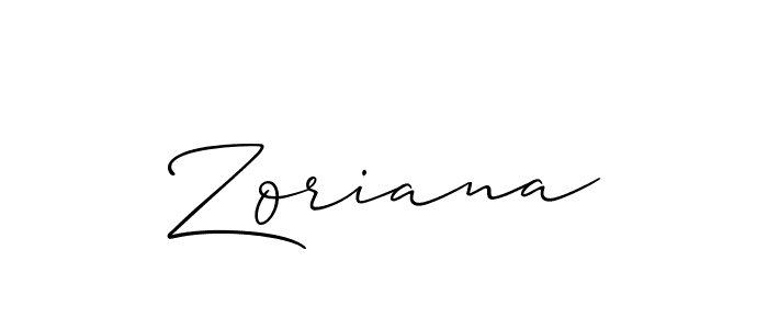 Similarly Allison_Script is the best handwritten signature design. Signature creator online .You can use it as an online autograph creator for name Zoriana. Zoriana signature style 2 images and pictures png