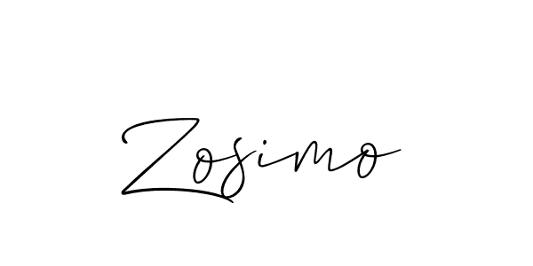 You should practise on your own different ways (Allison_Script) to write your name (Zosimo) in signature. don't let someone else do it for you. Zosimo signature style 2 images and pictures png