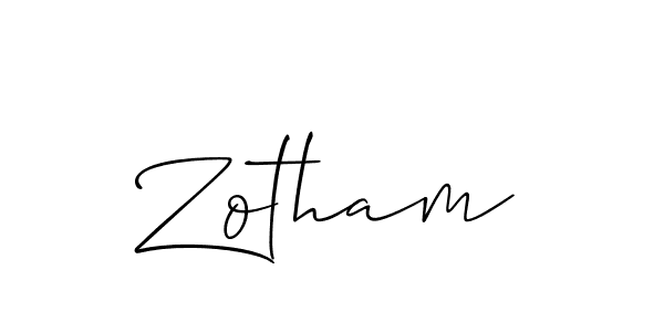 Allison_Script is a professional signature style that is perfect for those who want to add a touch of class to their signature. It is also a great choice for those who want to make their signature more unique. Get Zotham name to fancy signature for free. Zotham signature style 2 images and pictures png