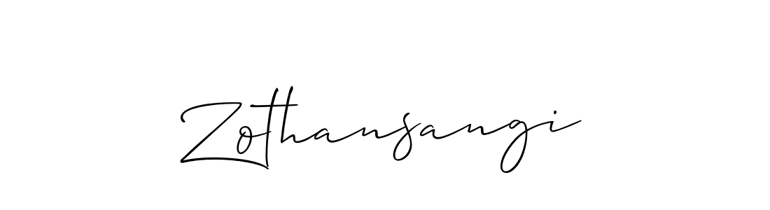 Also You can easily find your signature by using the search form. We will create Zothansangi name handwritten signature images for you free of cost using Allison_Script sign style. Zothansangi signature style 2 images and pictures png