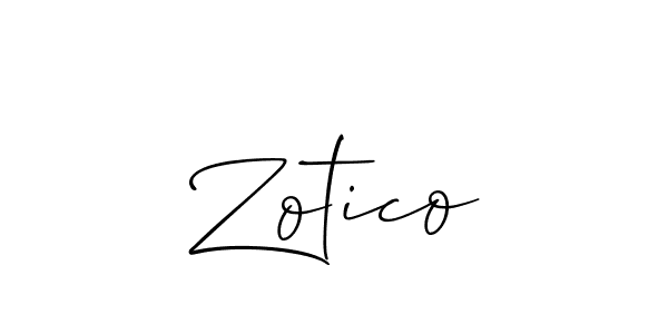 if you are searching for the best signature style for your name Zotico. so please give up your signature search. here we have designed multiple signature styles  using Allison_Script. Zotico signature style 2 images and pictures png