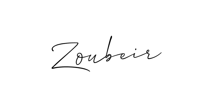 Allison_Script is a professional signature style that is perfect for those who want to add a touch of class to their signature. It is also a great choice for those who want to make their signature more unique. Get Zoubeir name to fancy signature for free. Zoubeir signature style 2 images and pictures png