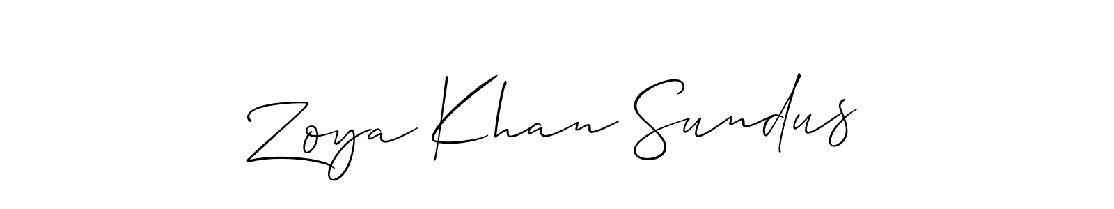 Here are the top 10 professional signature styles for the name Zoya Khan Sundus. These are the best autograph styles you can use for your name. Zoya Khan Sundus signature style 2 images and pictures png