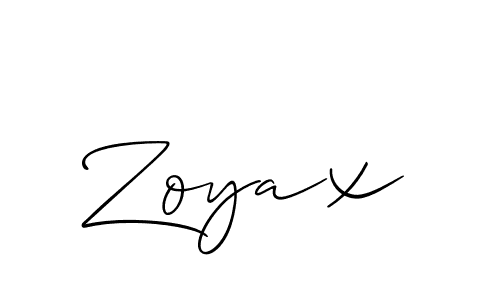 It looks lik you need a new signature style for name Zoyax. Design unique handwritten (Allison_Script) signature with our free signature maker in just a few clicks. Zoyax signature style 2 images and pictures png