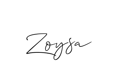 How to make Zoysa name signature. Use Allison_Script style for creating short signs online. This is the latest handwritten sign. Zoysa signature style 2 images and pictures png