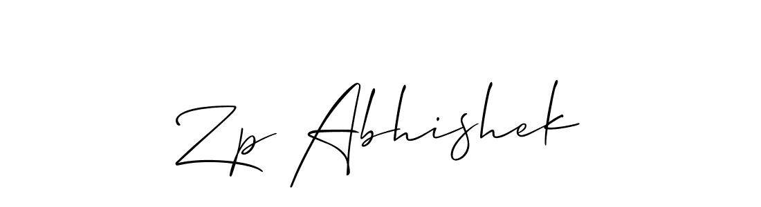 How to Draw Zp Abhishek signature style? Allison_Script is a latest design signature styles for name Zp Abhishek. Zp Abhishek signature style 2 images and pictures png