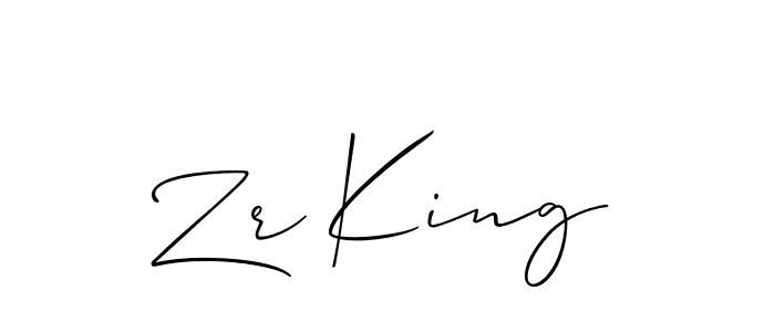 Once you've used our free online signature maker to create your best signature Allison_Script style, it's time to enjoy all of the benefits that Zr King name signing documents. Zr King signature style 2 images and pictures png