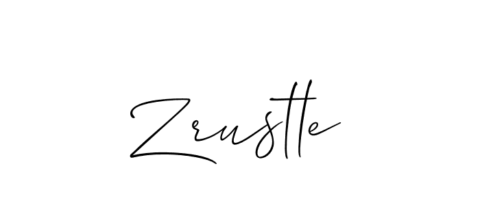 if you are searching for the best signature style for your name Zrustle. so please give up your signature search. here we have designed multiple signature styles  using Allison_Script. Zrustle signature style 2 images and pictures png